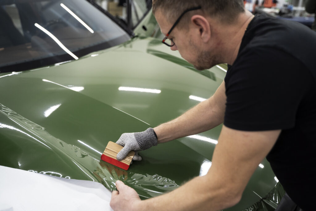Professional car vinyl wrapping services in Canberra.